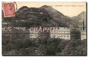 Grenoble Old Postcard The plac Evictor Hugo and the Bastille