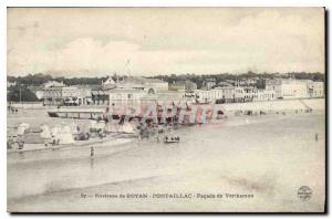 Old Postcard surroundings Royan Pontaillac Facade of Verhamon