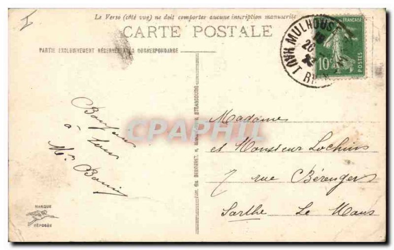 Old Postcard Mulhouse General view