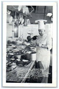 1940 Angelo's Place Guarding Secret Recipe Gulfport Mississippi Vintage Postcard