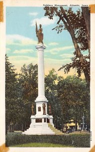 Soldiers Monument Atlantic, Iowa