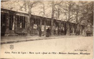 CPA Foire de LYON Quai de l'est-Moteurs electriques Mecanique (442676)