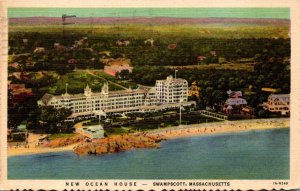 Massachsuetts Swampscott New Ocean House 1954 Curteiich