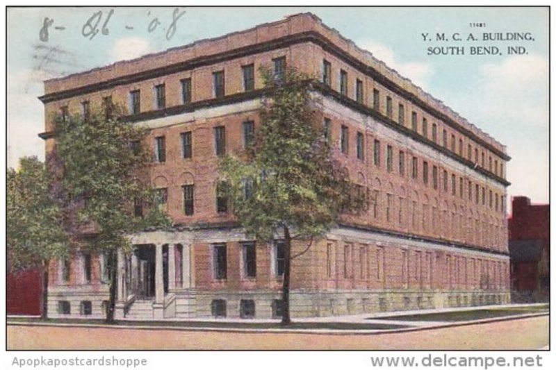 Indiana South Bend Y M C A Building 1908