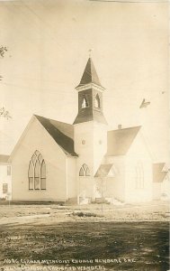 Postcard RPPC Oregon Newberg German Methodist Church Patton 23-8837