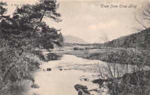 VIEW FROM CRAE BRIG SCOTLAND UK~A RAE PHOTO POSTCARD 1910s