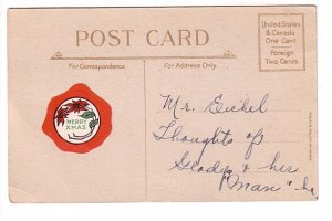 Hardy Christmas Greetings, Poem, Seal on back