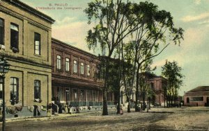 brazil, SÃO PAULO, L'Hôtellerie des Immigrants, Hotel (1910s) Postcard