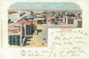 Egypt - Port Said Panorama De Port Said Litho - 02.88