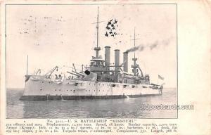 US Battleship Missouri 