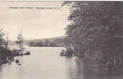 New York Oquaga Lake Oquaga Lake Outlet Albertype