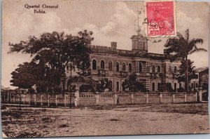 Brazil Quartel General Bahia Vintage Postcard C103