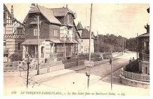 France   Le Touquet Paris Palge La rue Saint Jean au Boulevard Daloz