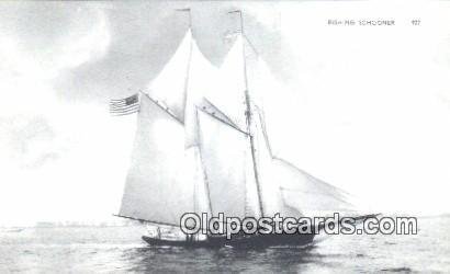 Fishing Schooner Sailboat Unused 