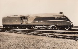 LNER Union Of South Africa No 60009 4-6-2 Real Photo Train Postcard