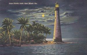Cape Florida Lighthouse Near Miami Florida