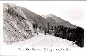 1920s Scenic Hope Princeton Highway at 5 Mile Point Kirkwood NY RPPC Postcard