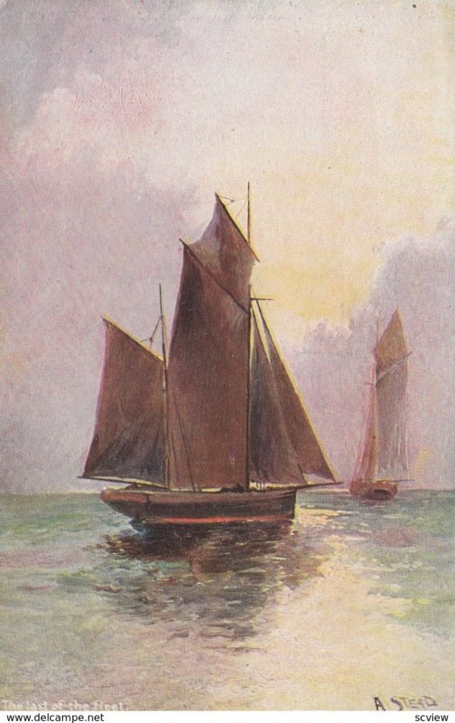 Sailing Vessel ; The Last of the fleet , 1900-10s