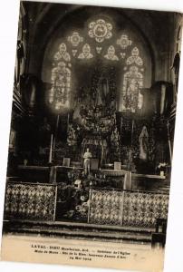 CPA LAVAL-DIEU - MONTHERMÉ, Ard. - Intérieur de l'Église Mois de Marie (224715)