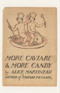 More Caviare & More Candy Alice Martineau 1938 Book Postcard