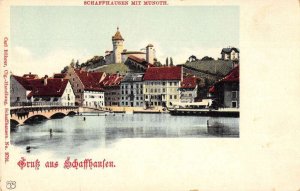Schaffhausen Switzerland Munoth Gruss Aus Vintage Postcard AA55719