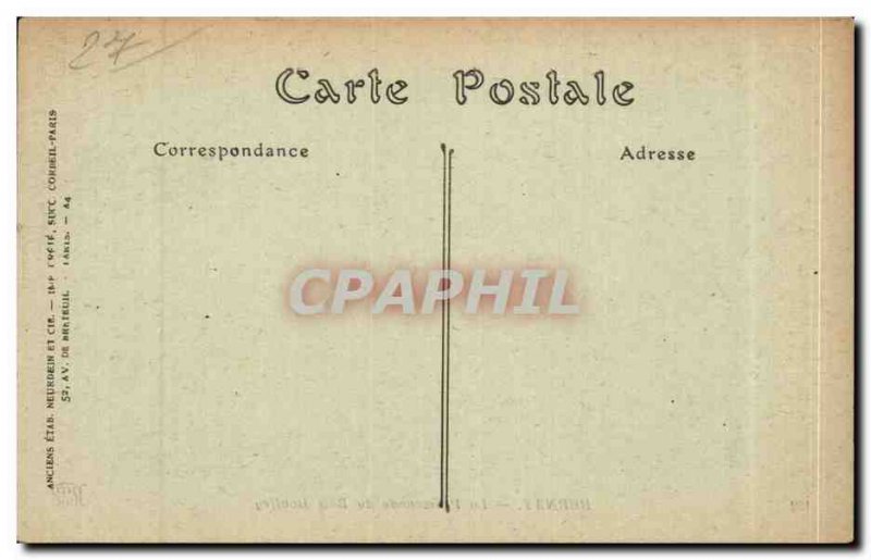 Old Postcard Bernay Walk Wood Bouffey