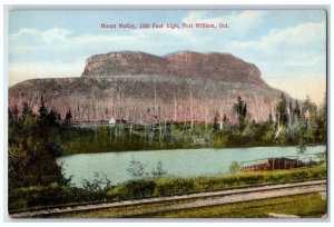 c1910 Railroad Mount McKay Fort William Ontario Canada Antique Postcard 
