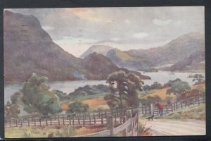 Cumbria Postcard - Artist View of Ullswater From Park Brow  T10001