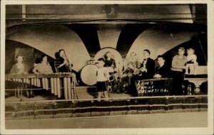 York PA Written on Back Lehr's Family Orchestra Music c1930 Real Photo Postcard