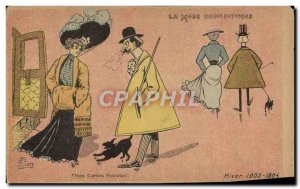 Old Postcard Fantasy Illustrator Leo G The humorous Winter 1903 1904