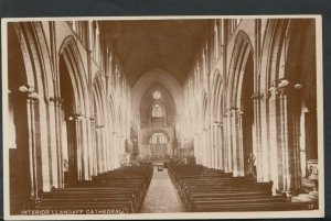 Wales Postcard - Interior of Llandaff Cathedral      RS6974