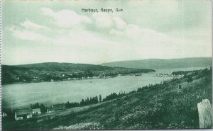 Canada Harbor Gaspe Quebec Vintage Postcard C075