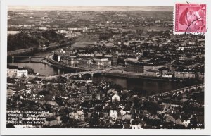 Czech Republic Prague Total View Praha Vintage RPPC C252