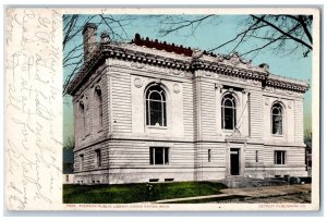 c1905 Ryerson Public Library Grand Rapids Michigan MI Antique Postcard