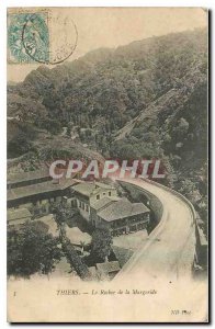 Old Postcard Thiers The Rock of Margeride