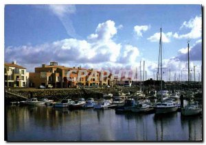 Postcard Modern Lea Sables d'Olonne Vendee the marina Olona