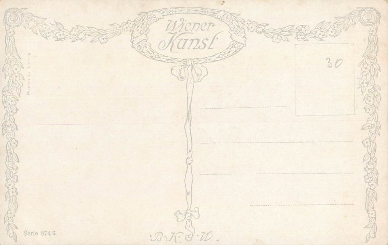 Romantic era Austrian composer Franz Schubert portrait postcard