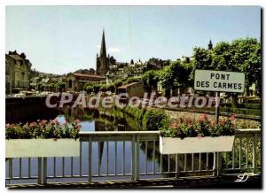 Postcard Modern Tulle Correze Vu Du Pont Des Carmes