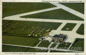 Indianapolis Municipal Airport, Indianapolis, IN USA Airport Unused very ligh...
