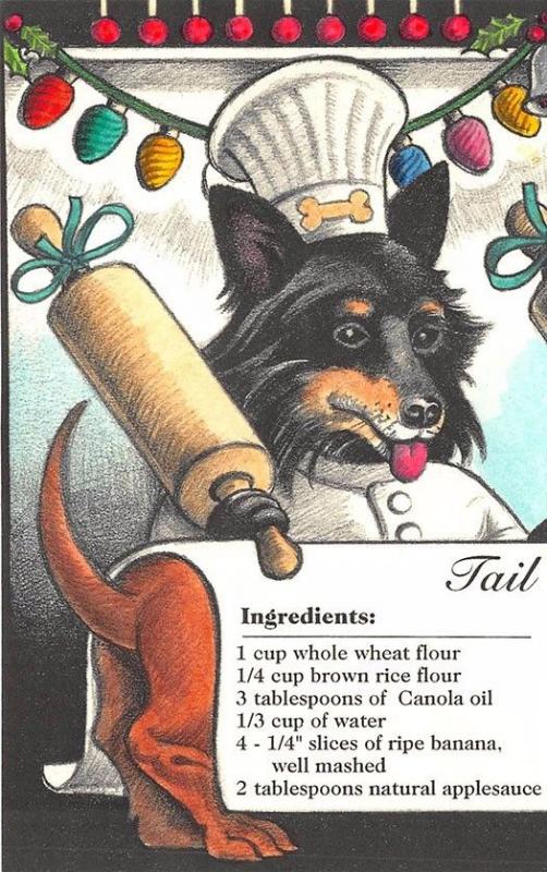 Flying Rabbit The Dog Bakers C. R. Hazard 3 Installment Postcards