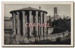 Old Postcard Roma Tempio Di Vesta