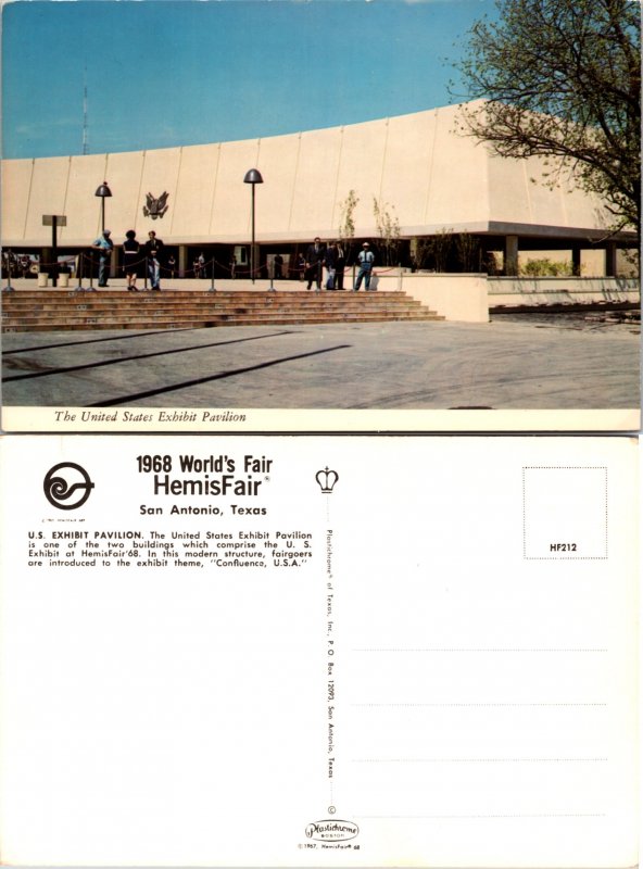 1968 World's Fair HemisFair, San Antonio, Tx, U.S. Exhibit Pavilion (10245