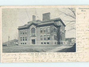 Pre-Chrome HIGH SCHOOL SCENE Greenfield - Near Northampton & Amherst MA AG6562