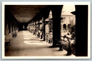 RPPC The Cloister  Franciscan Monastery  Washington DC  Postcard