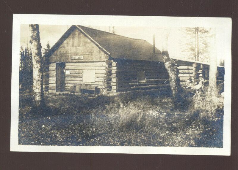 RPPC REELFOOT LAKE TENNESSEE OTTER LODGE CABIN VINTAGE REAL PHOTO POSTCARD