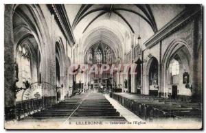 Lillebonne - The Church - Old Postcard