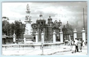 RPPC  MEXICO CITY ~ Real Photo BASILICA DE GUADALUPE c1950s Gamboa  Postcard