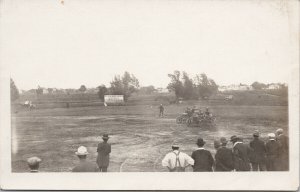 Automobile Derby ?? Oro Ontario Oro-Medonte ON SJW Brown Hardware Postcard E65