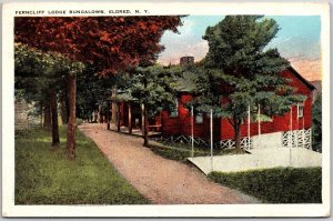 1923 Ferncliff Lodge Bungalows Eldred New York Residences Houses Posted Postcard