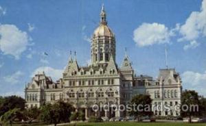 Hartford, Conn., Connecticut, USA United States State Capital Building Postca...